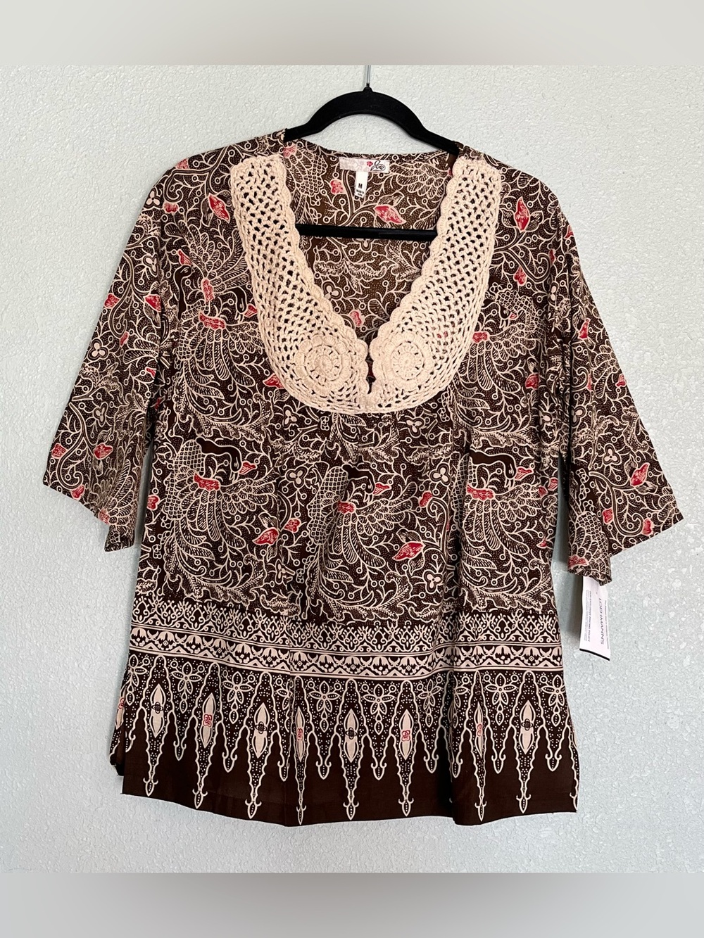 Joie Womens Peasant Blouse Size Medium